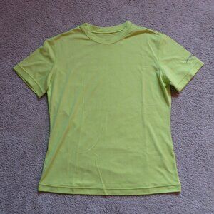 NEW Brooks Equilibrium Technology T-Shirt Womens Size M Green Short Sleeves